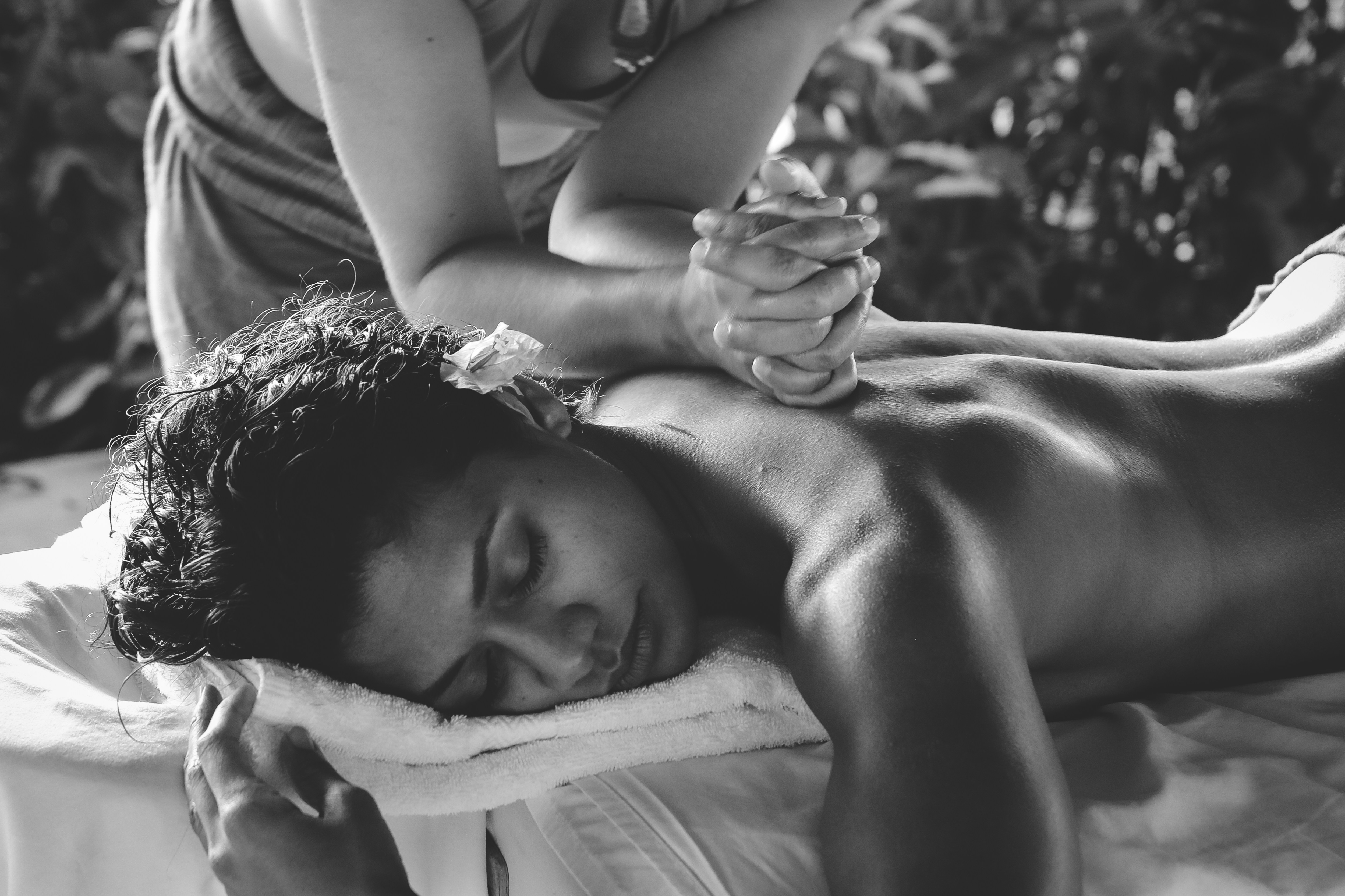 Professional nuru massage therapy session in Tanzania